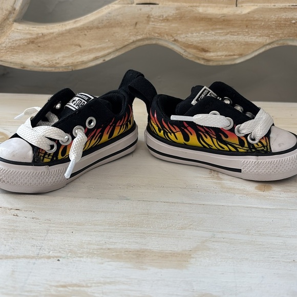 Converse Kids Street Slip Into The Flames Toddler Size 2 - Picture 4 of 6